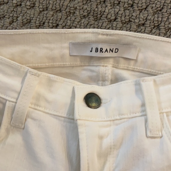 J Brand White Skinny cropped Jeans size 24 - Picture 2 of 6